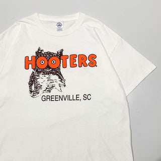 "made in USA" HOOTERS 両面プリント Tシャツ