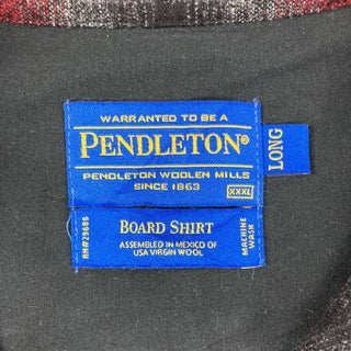 PENDLETON オンブレチェック オープンカラー ウールシャツ