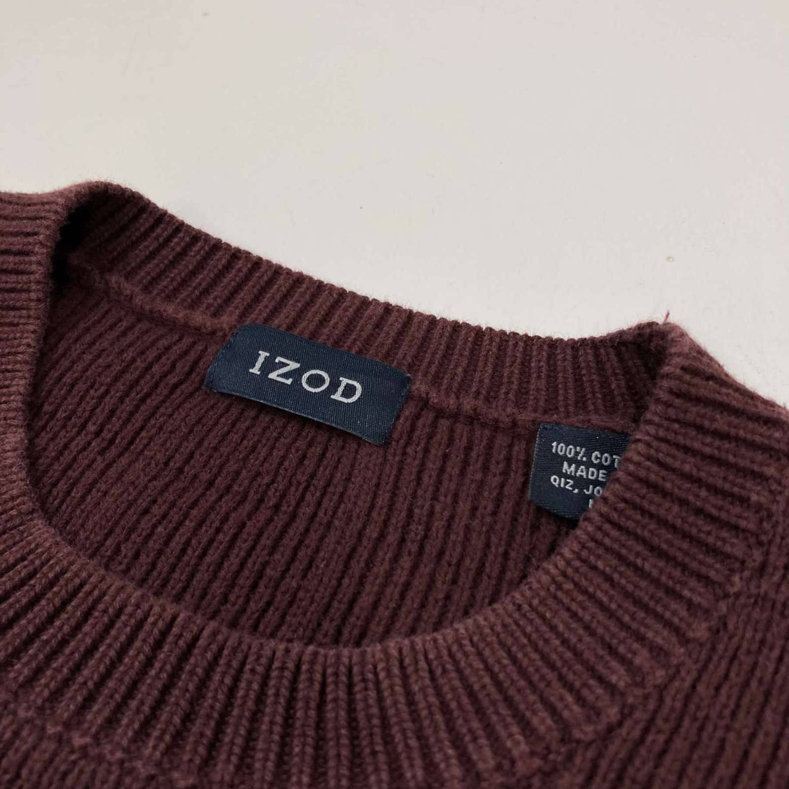 IZOD コットンニットセーター