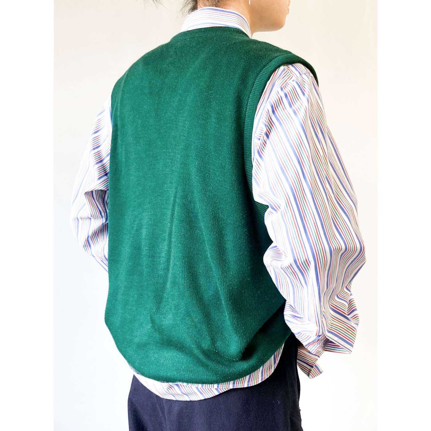 90's "made in USA" IZOD ワンポイントロゴ ベスト