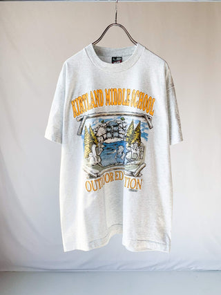 "made in USA" 90's  KIRTLAND MIDDLE SCHOOL プリント Tシャツ