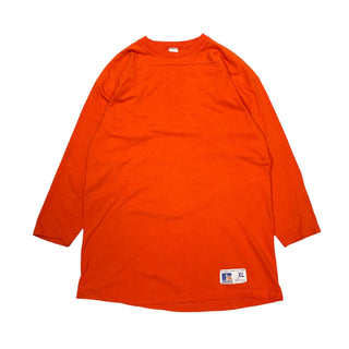 "made in USA" RUSSEL ソリッド フットボール Tシャツ