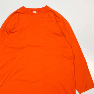 "made in USA" RUSSELL ソリッド フットボール Tシャツ