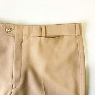 ストレッチ フレアパンツ(ブラウン)