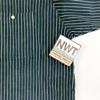 "デッドストック" 80's NWT NATURALS ストライプ コーデュロイシャツ