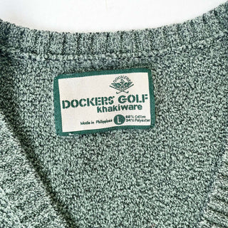 古着 90's～ DOCKERS 前開き 無地 ベスト