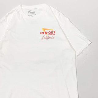 "IN N OUT BURGER" 両面プリント Tシャツ