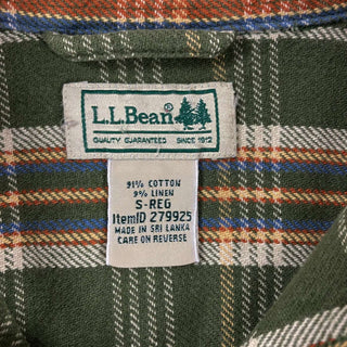 L.L.Bean チェック フランネルシャツ