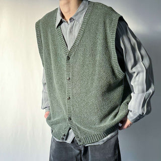 古着 90's～ DOCKERS 前開き 無地 ベスト