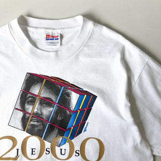 Hanes JESUS 2000 プリントTシャツ