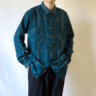 古着 90's チェック 長袖 シャツ