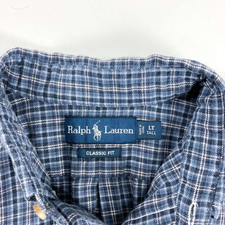 OLD  Ralph Lauren ワンポイントロゴ フランネルシャツ