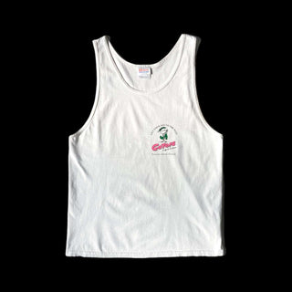90's "made in USA" Hanes バックプリントタンクトップ