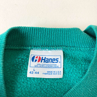 古着 90's "made in USA" アメリカ製 Hanes プリントスウェットシャツ