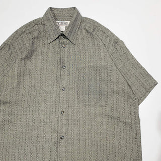 TEXTURES ジャガード 総柄 S/S シャツ