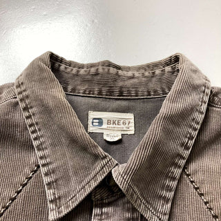 BKE67 スナップボタン シャツジャケット