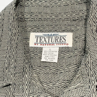TEXTURES ジャガード 総柄 S/S シャツ