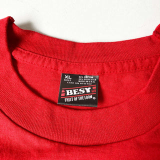 古着 90's "made in USA" FRUIT OF THE LOOM "e2" プリントTシャツ