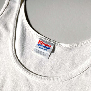 90's "made in USA" Hanes バックプリントタンクトップ