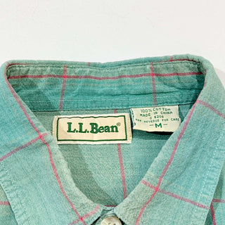 OLD L.L.Bean チェック柄 マチポケット L/S シャツ