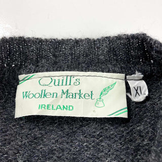 古着 "made in IRELAND" アイルランド製 アーガイル ウール ニット セーター