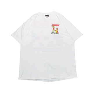 "made in USA" 90's "JOHNSON FIRE HOSES" 両面プリント Tシャツ