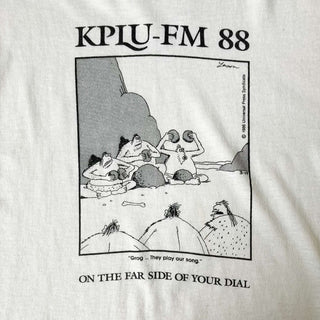 古着 80's "made in USA" SCREENS STARS "KPLU-FM 88" プリントTシャツ