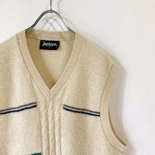 80's～90's "made in USA" Jantzen ウールニットベスト