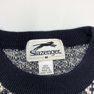 Slazenger 総柄コットンニットセーター