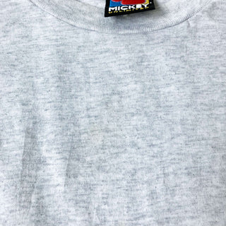 古着 "made in USA" DISNEY MICKEY ワンポイント 刺繍 Tシャツ