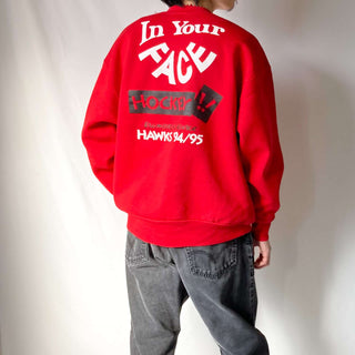 古着 ”made in CANADA" インディアンヘッド  デザインプリント スウェット