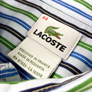 90's LACOSTE L/S ストライプシャツ