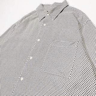 TOSCANO スクエアドット ボックスシルエット S/S シャツ