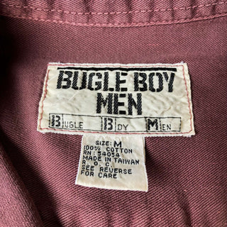 古着 80's BUGLE BOY マチ付ポケット L/Sシャツ