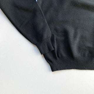 古着 80's デザイン ハイゲージ アクリルニットセーター