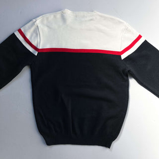 古着 80's デザイン ハイゲージ アクリルニットセーター