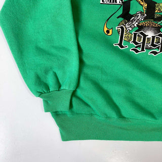 古着 90's "made in USA" アメリカ製 RUSSELL "St.Pat's 85th" プリント スウェットシャツ