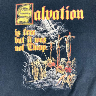 "Salvation" プリントTシャツ