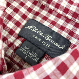 Eddie Bauer L/S ボタンダウン チェックシャツ
