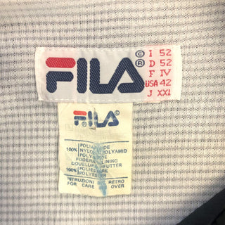 90's FILA ジップアップ ジャケット