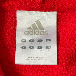 adidas 刺繍 スウェットパーカ
