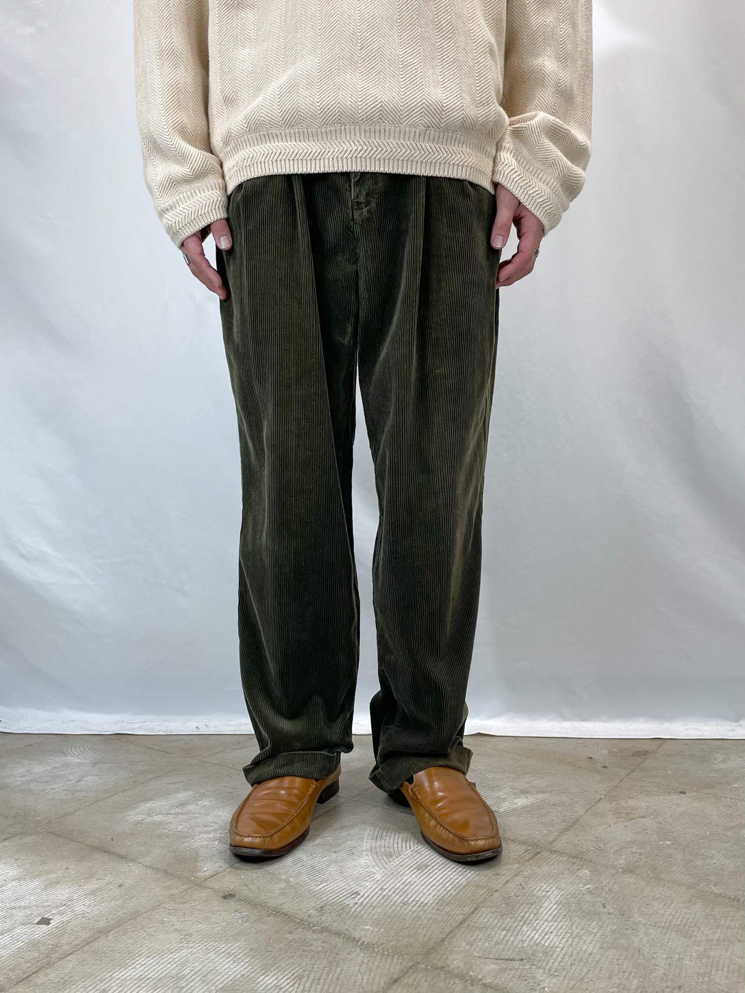 DOCKERS ワイドコーデュロイパンツ