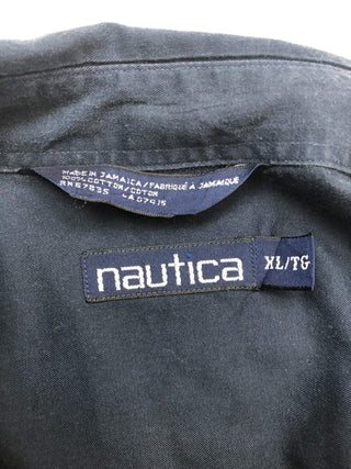 90s NAUTICA  ボタンダウン コットン L/S シャツ