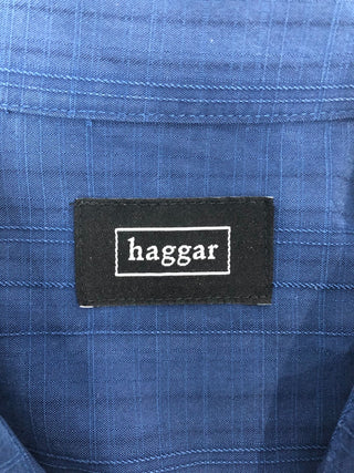 haggar レーヨン/ポリ半袖シャツ