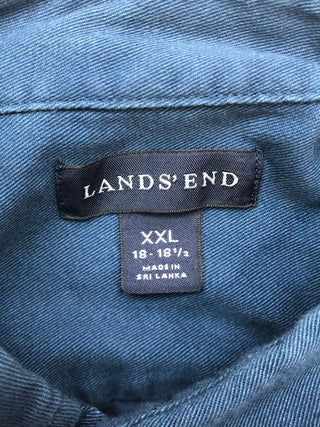 LANDS’END オーバーサイズド コットン L/Sシャツ