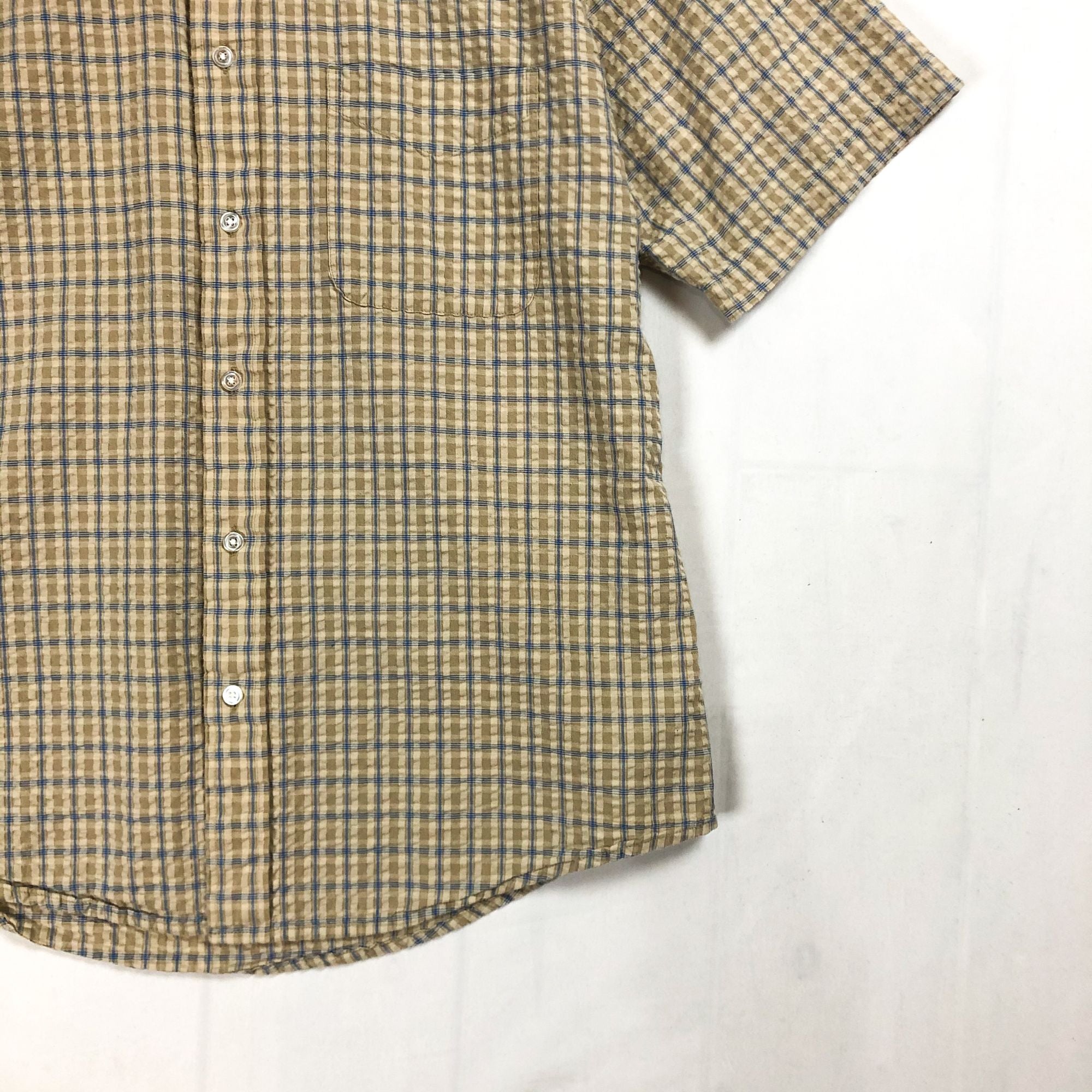 IZOD B.D.シアサッカーS/Sシャツ