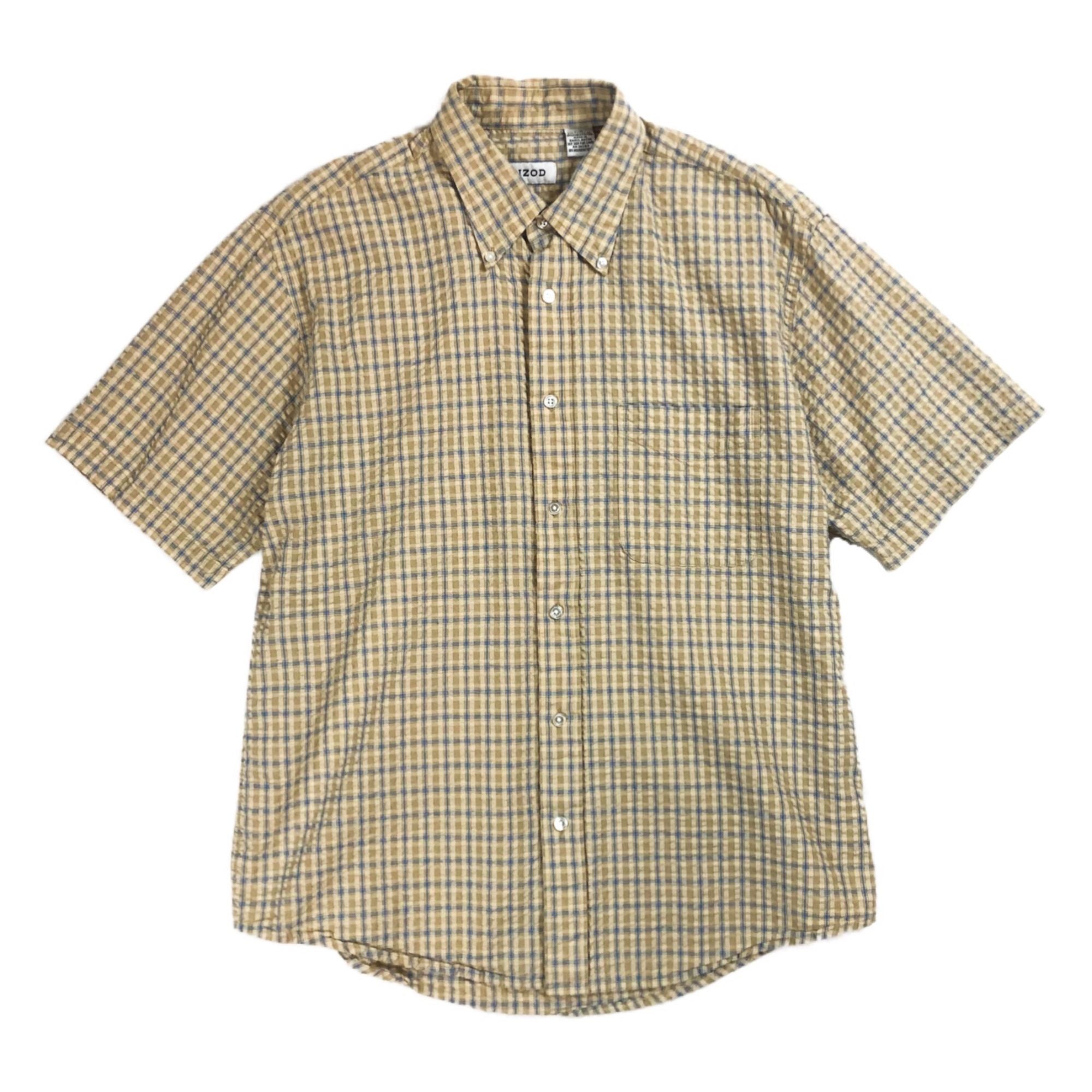 IZOD B.D.シアサッカーS/Sシャツ