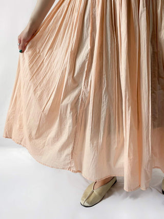 Her Style インド綿 ギャザー フレアスカート