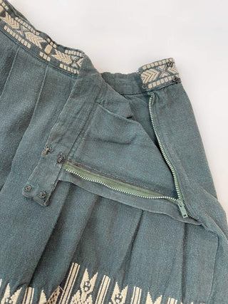 80〜90s グアテマラ刺繍 フレアスカート