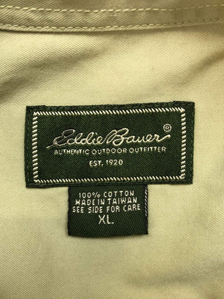 Eddie Bauer ボタンダウン コットン L/Sシャツ